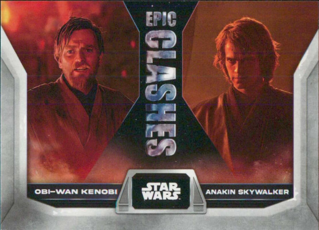 TOPPS アナキン スカイウォーカー カード　/8 Amazon.com: 2023 Topps Star Wars Epic Clashes #EC-9 Obi-Wan Kenobi